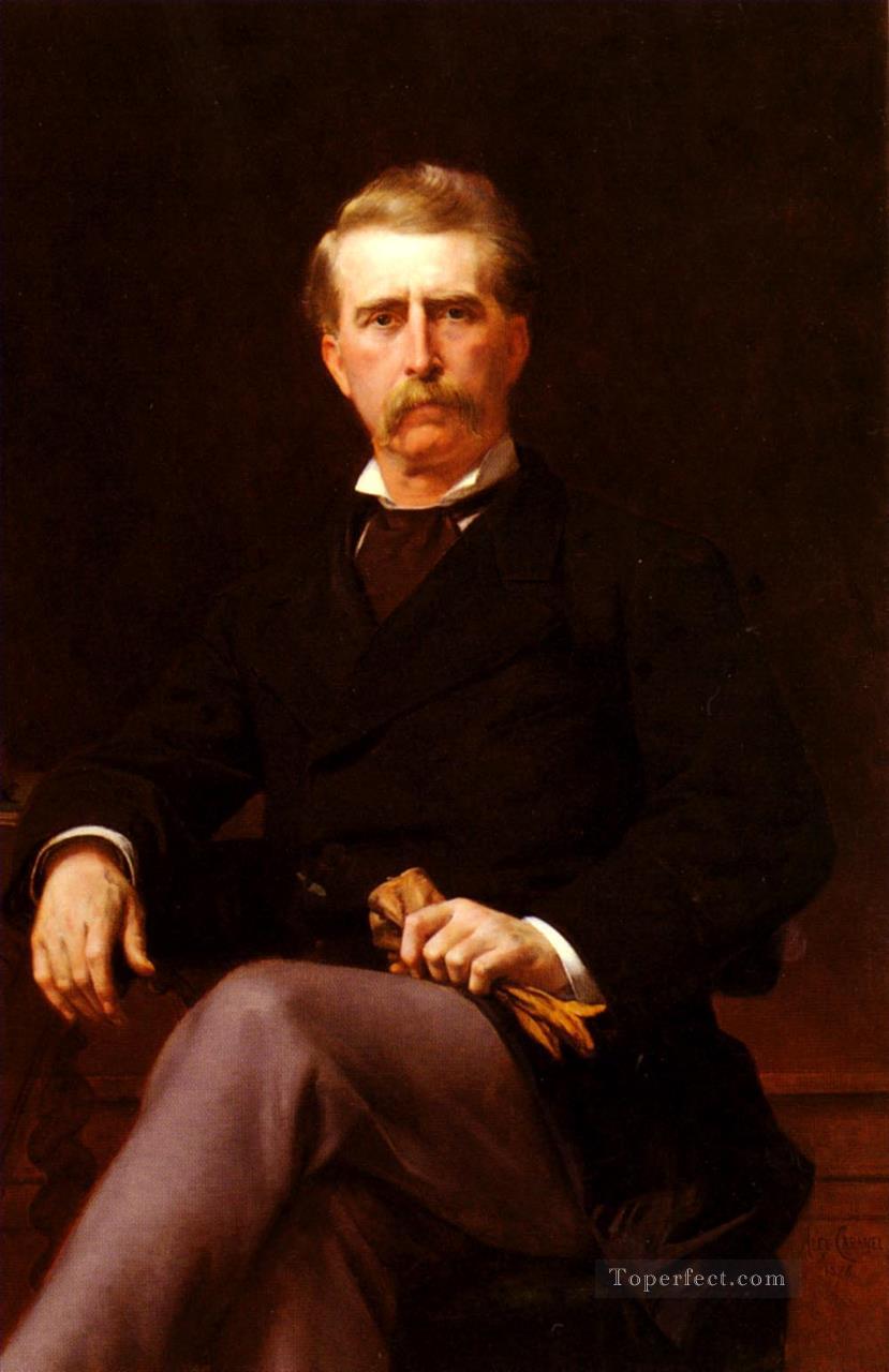 Portrait De John William Mackay Academicism Alexandre Cabanel Oil Paintings